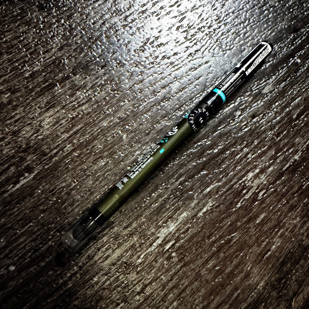 Sephora Eyeliner Women 0.011oz 14 Shimmer Khaki Green Waterproof Pencil